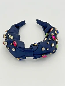 Diadema de nudo ancho con joyas JCrew - Imagen 1 de 5