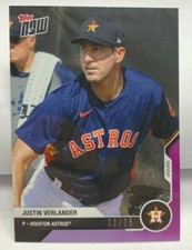 Justin Verlander 2020 Topps Now Road To Opening Day#OD-152 PURPLE #d 3/25 ASTROS