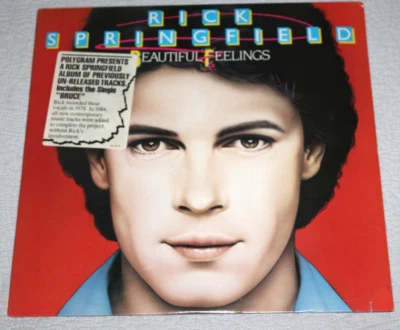 RICK SPRINGFIELD - Beautiful Feelings  (1984 Vinyl LP)  Sealed/New - Image 1 of 2