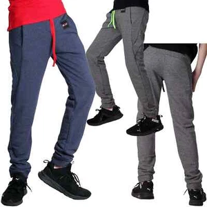 Children Boys Pants Sports Leisure Long Training Trousers Fabric Trousers 30362 - Picture 1 of 10