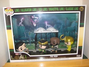 Funko Pop El Vacío Loki Figura Vinilo Conjunto de Cuatro Caimán Niño Jactancioso #06 NUEVO - Imagen 1 de 2