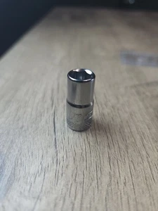 7mm DeWalt 1/4" Drive Socket Metric Chrome Shallow 6pt New W/O Box 86-104D - Foto 1 di 2