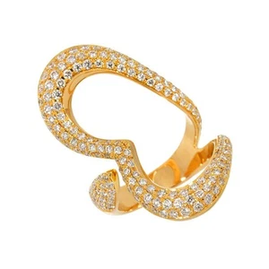 Anillo Piaget LimeLight Corazón Pavé Diamantes 18K PG 750 Talla 51 5.5-5.75 (US) 90283843 - Imagen 1 de 8