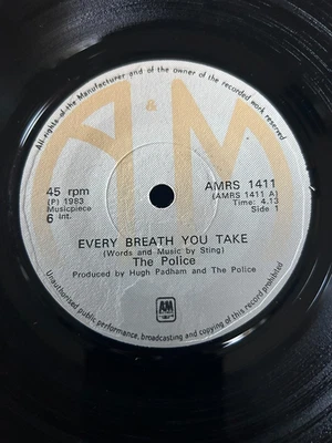 The Police RARE Zimbabwe Press Every Breath You Take U2, Sting, Duran, Straits - Image 1 of 2