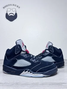 Talla 10.5 - Zapatillas Air Jordan 5 Negras Metálicas Reimaginadas HF3975-001 Usadas - Imagen 1 de 9