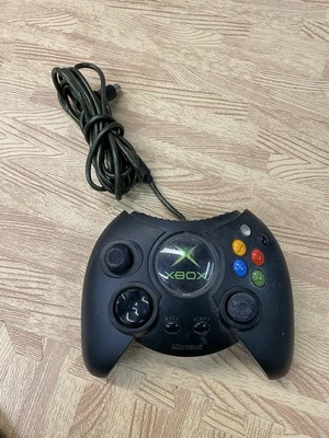 Microsoft Xbox Original  OG Fat Duke Controller OEM No Breakaway Cable - Image 1 of 2