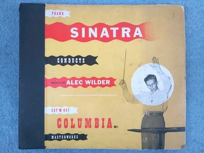 FRANK SINATRA Conducts Music of Alec Wilder 1946 Columbia M-637 12” 78 Album -EX - Image 1 of 4