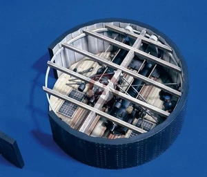 Verlinden 54mm Union Navy U.S.S monitor pistola corazzata girevole torretta sezione 1751 - Foto 1 di 1