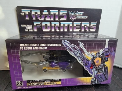 Transformers G1 SHRPANEL TM Box Variant MISB AFA Factory Tape Sealed Vintage - Image 1 of 4