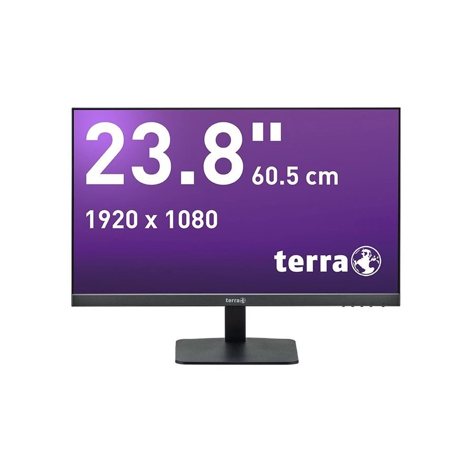 TERRA LCD/LED 2427W V2 black HDMI, DP, USB-C, GREENLINE PLUS, 60,5 cm (23.8"), 1 - Bild 1 von 4