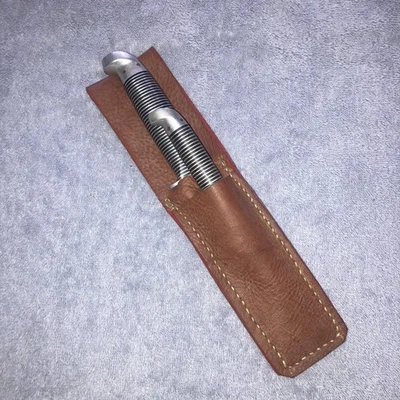 VTG Western Boulder Colo F39 & F48B Black Beauty Hunting Knives w/Sheath - Image 1 of 4