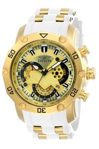 Men's 23424 Pro Diver Analog Display Quartz White Watch - Picture 1 of 3