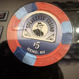 Speakeasy Casino Reno, NV $5 Casino Chip - Foto 1 di 2