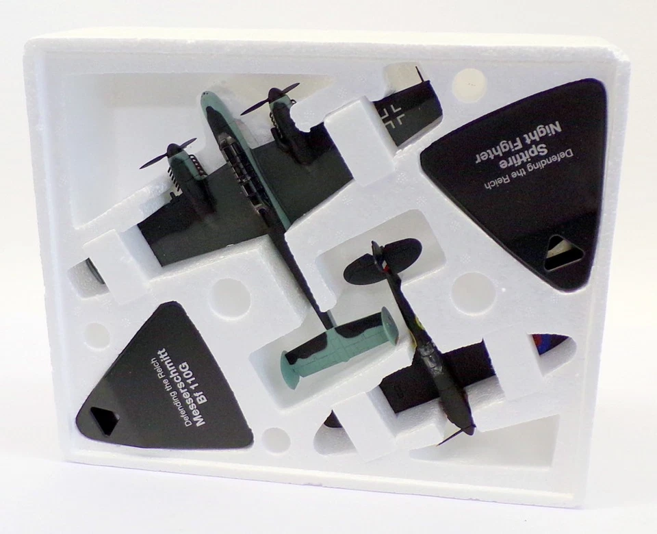 Atlas 1/72 - 3 909 010 - Spitefire Night Fighter & Messerschmitt Bf 110G - Image 1 of 2