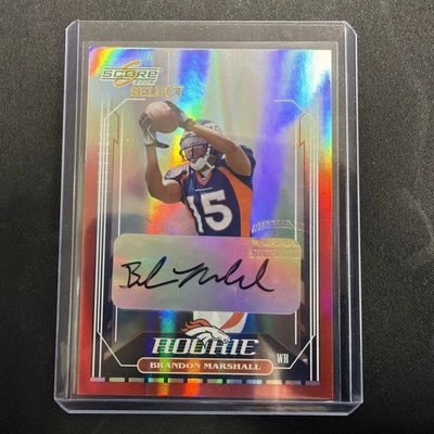 Brandon Marshall 2006 Score Select RC AUTO /25!! - Image 1 of 3