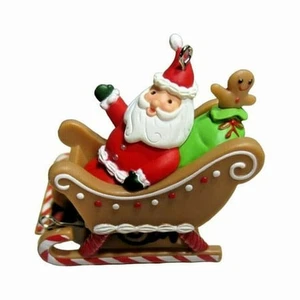 2009 Santa S Sleigh (Santa Claus) Hallmark Keepsake Christmas Tree Ornament - in - Imagen 1 de 1