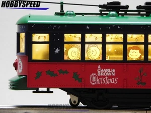 LIONEL PEANUTS CHRISTMAS LIGHTED TROLLEY O GAUGE bumper bump go car 2535170 NEW - Picture 1 of 10