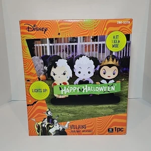 6' Disney Villains Halloween LED Lighted Airblown Outdoor Inflatable Decoration  - Picture 1 of 3