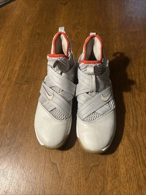 LeBron Soldier XII Men's Sneakers Size 11 Light Bone / red - Image 1 of 4