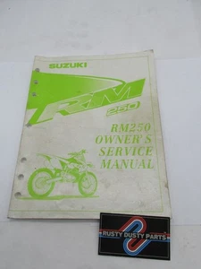 Libro manual de servicio del propietario Suzuki oficial de fábrica RM250 - Imagen 1 de 4