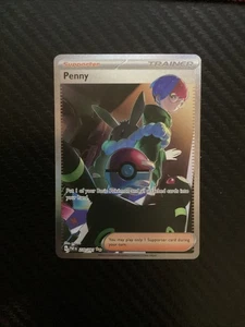 Pokemon TCG Penny 239/091 Paldean Fates Special Illustration Rare NM - Picture 1 of 2