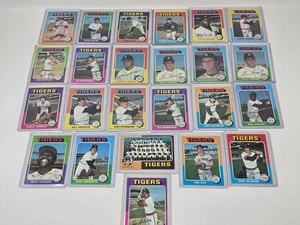 1975 Topps Baseballkarte Detroit Tigers Lot Gates Brown Freehan Lamont Lolich - Bild 1 von 8