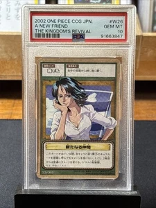 Nico Robin A New Friend 2002 One Piece RK-W26 TCG The Kingdom’s Revival PSA 10 - Picture 1 of 7
