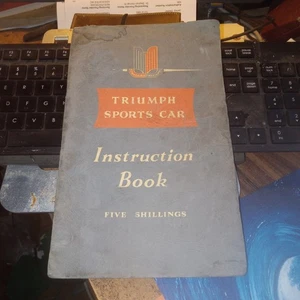 Triumph Sports Car Instruction Book Manual Original - Picture 1 of 5