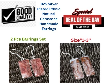 Mexikanische Laguna Spitze, 2 Stück Ohrringe Set | Kombi Set 1,6|2" GW - Bild 1 von 4