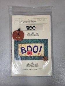 My Stitching Peace Boo Quilt Kit Pumpkin Halloween 11" x 7" - Picture 1 of 2