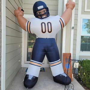 Pequeño jugador de fútbol americano inflable de 8’ NFL Chicago Bears soplado por aire - Imagen 1 de 10