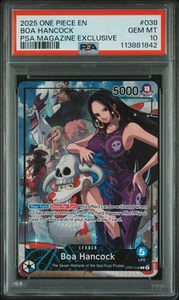 Boa Hancock OP07-038 One Piece Promociones PSA Revista Exclusiva PSA 10 - Imagen 1 de 2