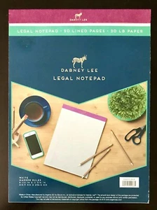 ✅ CUADERNO DABNEY LEE TAMAÑO LEGAL FORRADO 50 PÁGINAS 8 1/2 "x 11 3/4" - Imagen 1 de 3