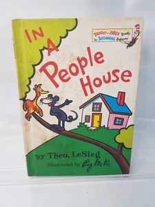 In a People House by Theo LeSieg Bright & Early Books Hardcover Vintage Children - Picture 1 of 8