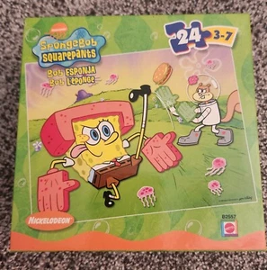Mattel Spongebob Squarepants Sandy Jellyfish Puzzle 24 Pieces Ages 3-7 Sealed - Picture 1 of 2