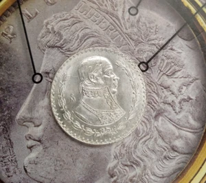 Silver Peso 1967 Un Peso Mexico's Last Silver Coin supper nice TP-7406 - Picture 1 of 2