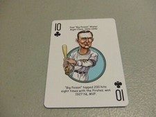 2006 Hero Decks Pittsburgh Pirates Playing Card -Paul Waner-