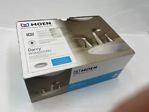 MOEN Darcy 8 Zoll Breite 2-Griff Hochbogen Bad Wasserhahn Nickel gebürstet - Bild 1 von 7