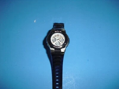 Черный Casio Baby G часы отличном состоянии (нуждается в новый аккумулятор)! G-Shock 5001 BGA-114 13 - Изображение 1 из 4