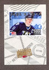 1997-98 Donruss Priority Stamps #13 Paul Kariya Anaheim Ducks