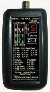 CHANNEL LISTENER CL-1 AES/EBU 44.1KHz Digital audio/radio decoder tester USA - Picture 1 of 4
