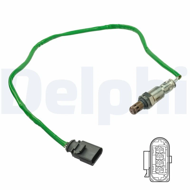 DELPHI Sonda Lambda Ajuste para VW Polo 1.0 TSI Touran 2.0 Tdi Seat Ibiza V - Imagen 1 de 1