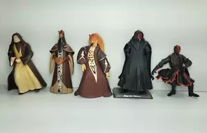 Menge 5 Star Wars Actionfiguren - Rep Been, Obi Wan, Darth Maul x2, Jar Jar - Bild 1 von 12