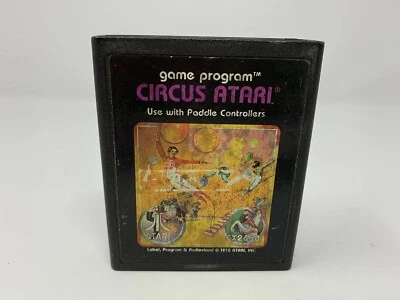 Circus Atari * - Atari 2600 - Game Cart only - VINTAGE - Image 1 of 2