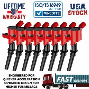 TRITON Ignition Coils 8 Packs for Ford F150 1997~2003 5.4L / 2000~2009 4.6L V8 - Picture 1 of 14