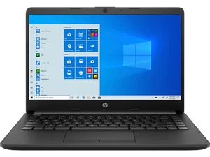 Laptop HP 14-cf2501sa 14" Intel Core i3 10a generazione, 8 GB RAM, 128 GB unità di memoria a stato solido - nero jet - Foto 1 di 5