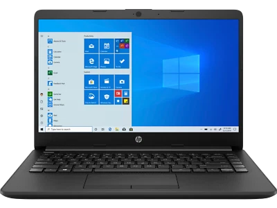 HP Laptop 14-cf2501sa 14" Intel Core i3 10th Gen, 8GB RAM, 128 GB SSD- Jet Black - Image 1 of 4
