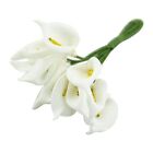 12Pcs  Calla Fleur Artificielle Bouquet de Mariage D&#233;Coration Bricolage GuirlaV1