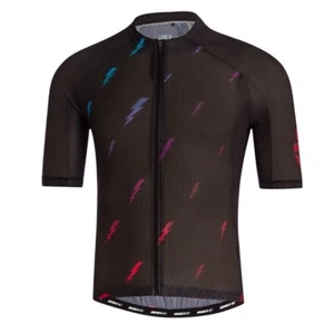 Madison Turbo Men's Short Sleeve Cycling Jersey - Acid Bolts - Large - Picture 1 of 3