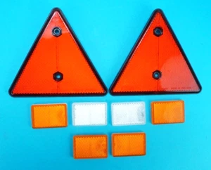 Reflector Kit for Erde Daxara AMBER Self Adhesive Stick On Reflector 57mm x 39mm - Picture 1 of 1